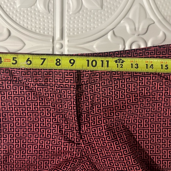 Chinese Laundry pink chinos with navy design size 12 - Picture 7 of 8